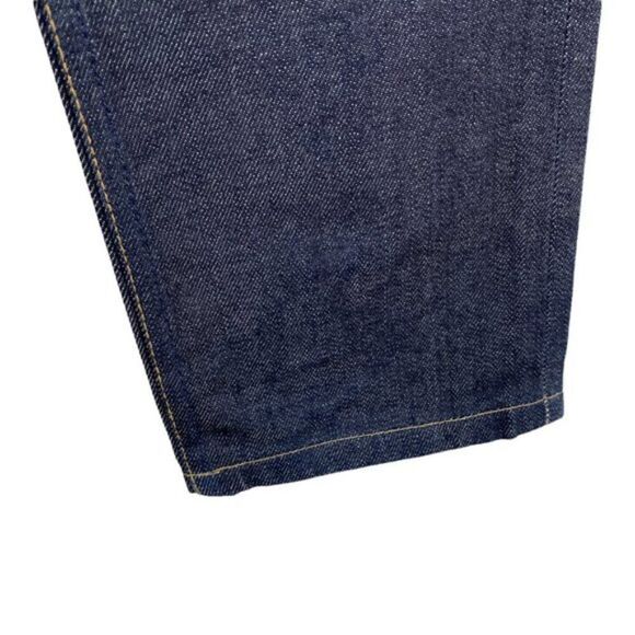 United stock Dry Goods Mens Hard Taper Indigo Selvedge Denim Jeans US 30 - Picture 11 of 15